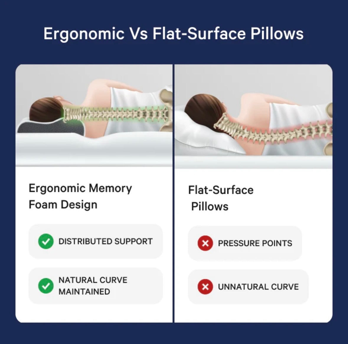 SkyVesper™ Cooling Neck Support Pillow